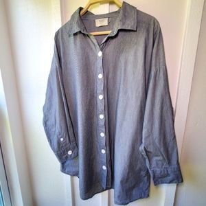 INAE Collection Blouse Lagenlook Boxy Oversized Fit Size Small